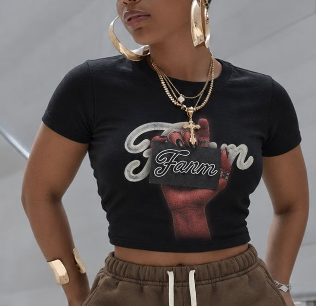 FANM Baby Tee Seamless T-Shirt