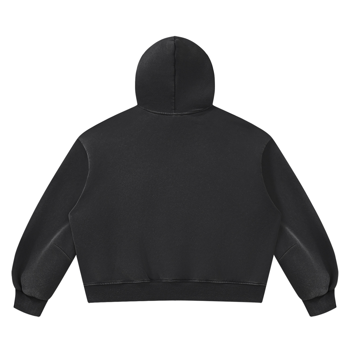 FANM Vintage Wash Boxy Fleece Hoodie