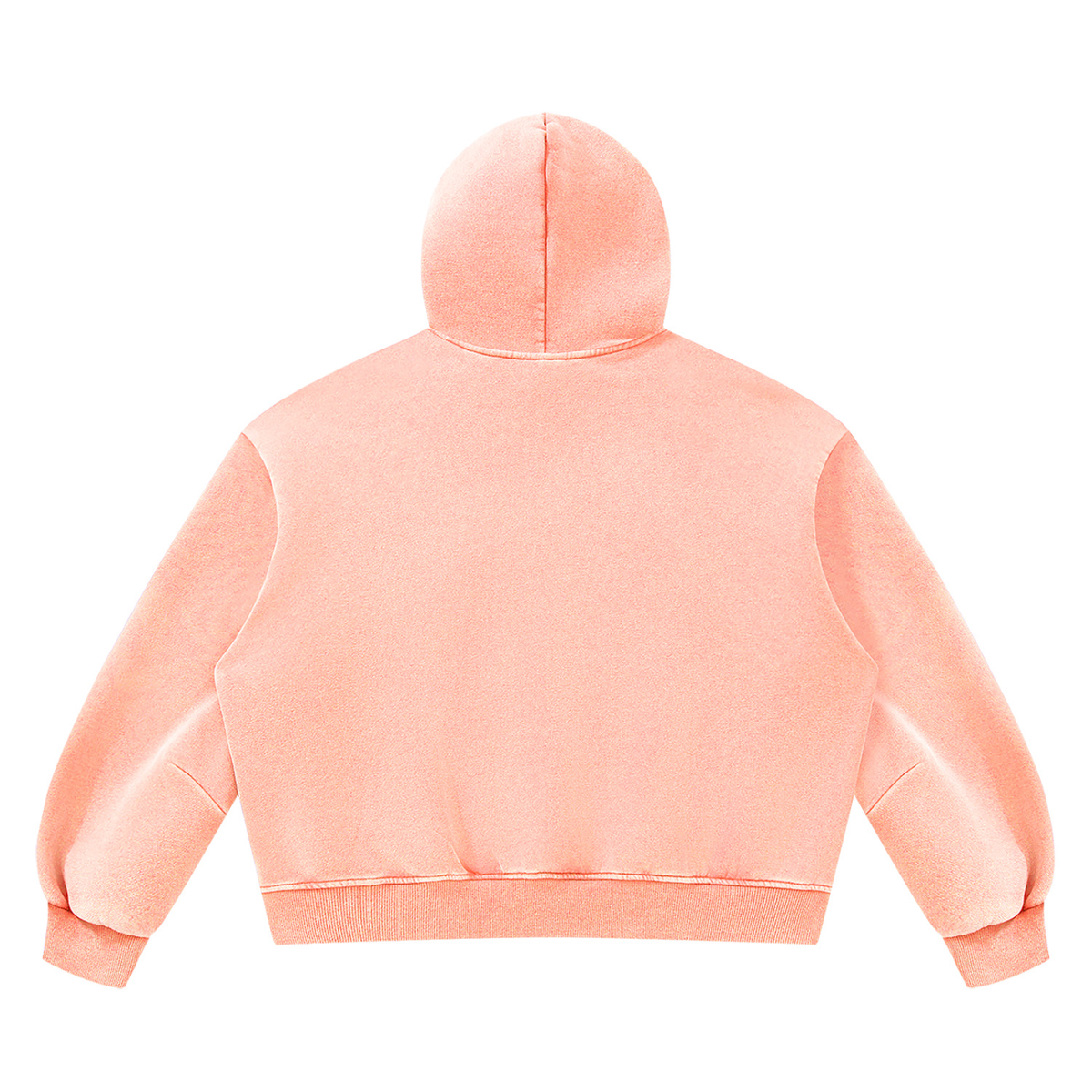 FANM Vintage Wash Boxy Fleece Hoodie