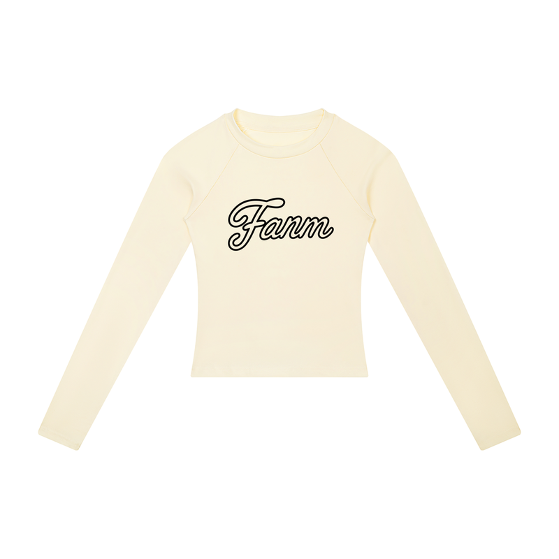 FANM Slim Raglan Long Sleeve T-Shirt