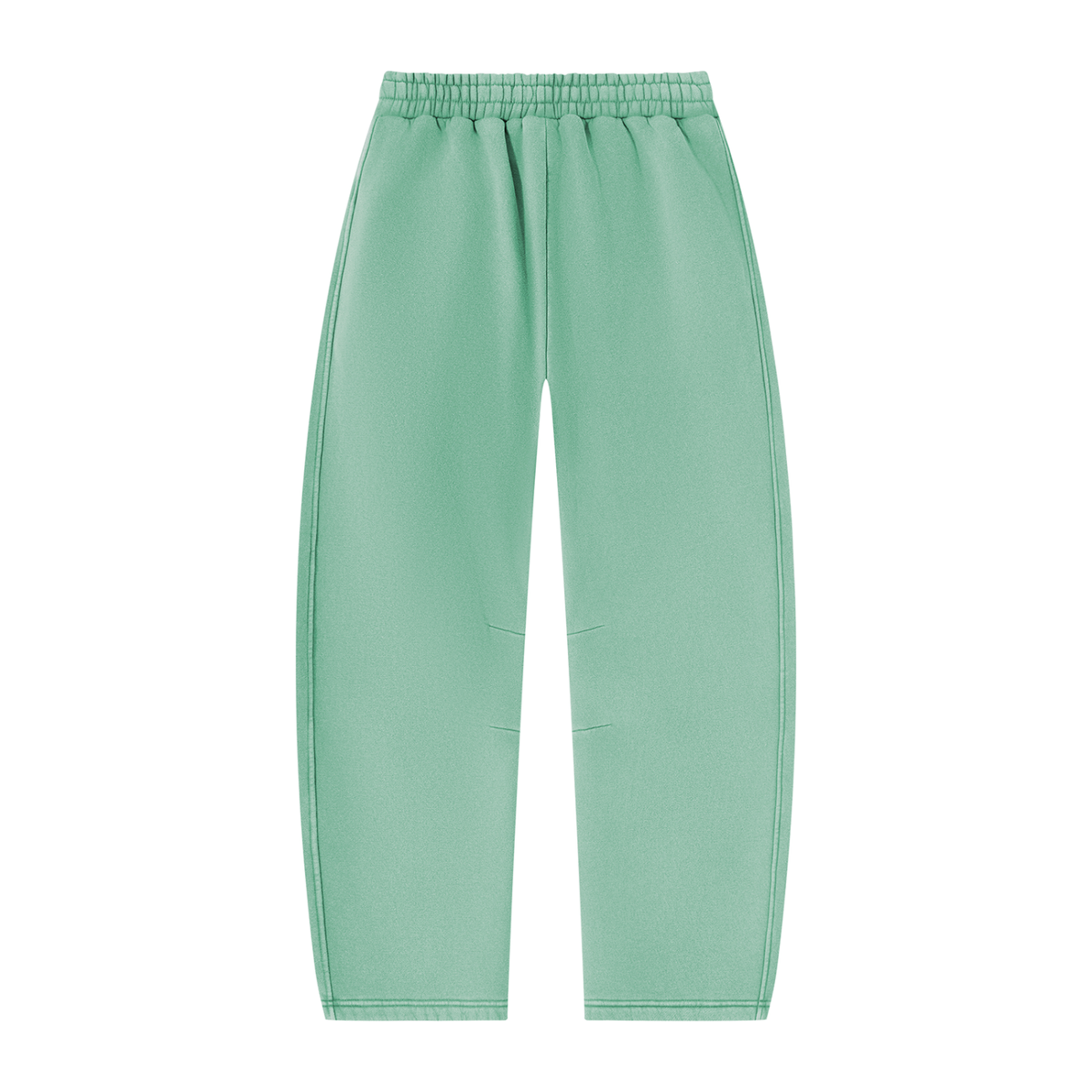 FANM Vintage Wash Barrel Leg Fleece Sweatpants