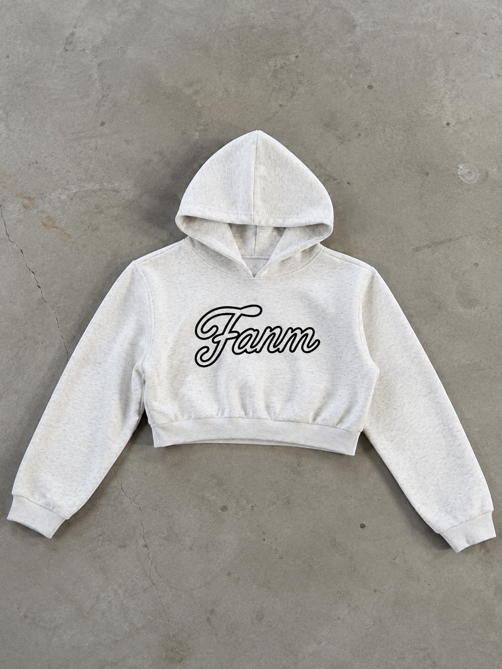 FANM Essential Cropped Hoodie