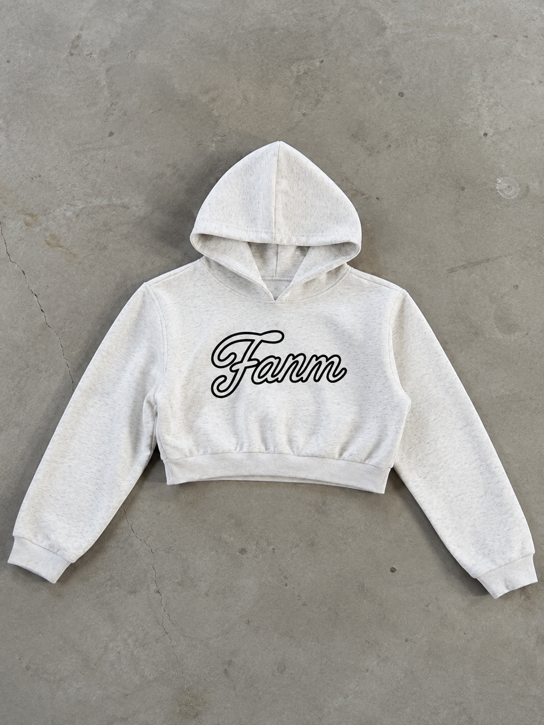 FANM Essential Cropped Hoodie