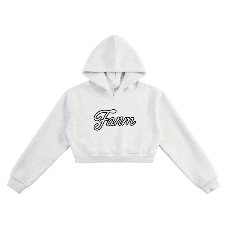FANM Essential Cropped Hoodie