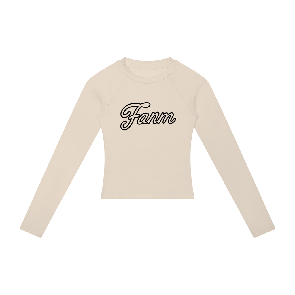 FANM Slim Raglan Long Sleeve T-Shirt