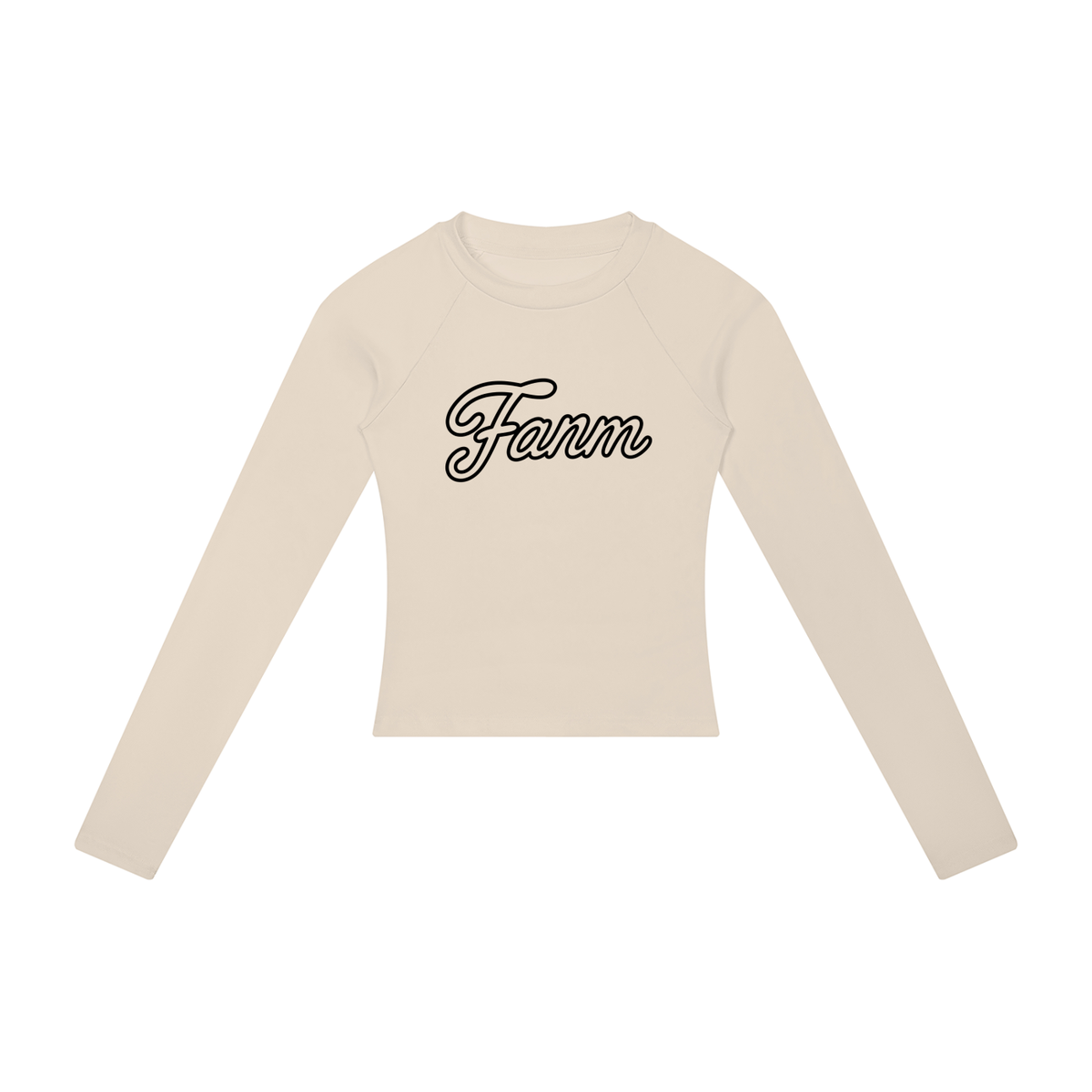 FANM Slim Raglan Long Sleeve T-Shirt