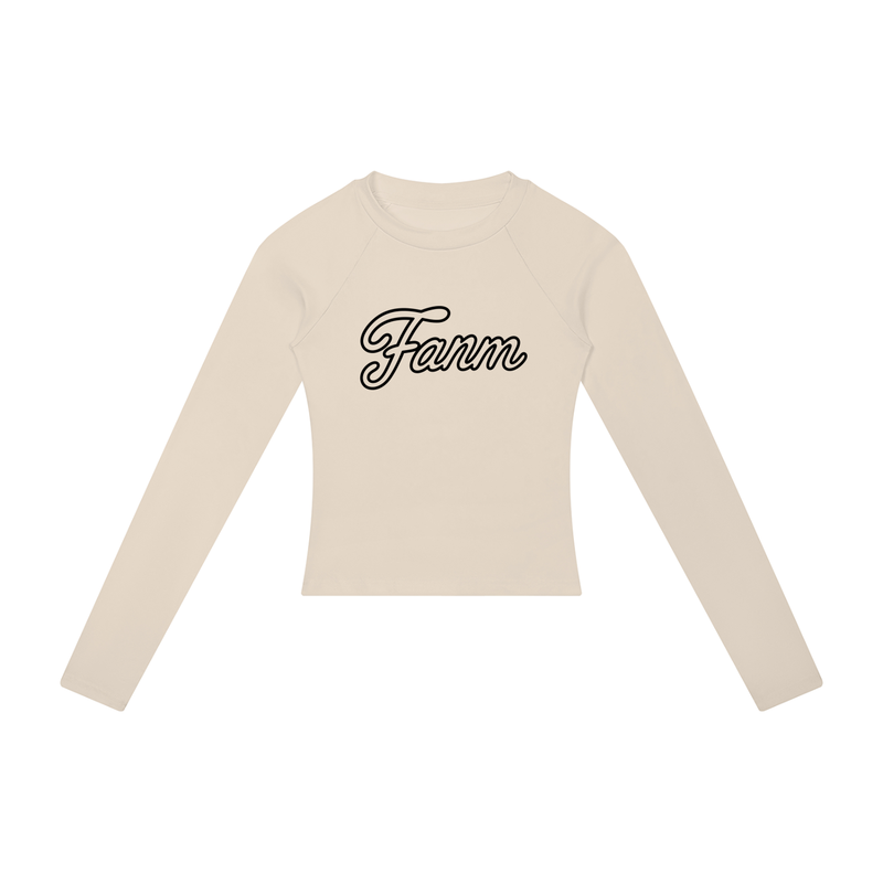 FANM Slim Raglan Long Sleeve T-Shirt