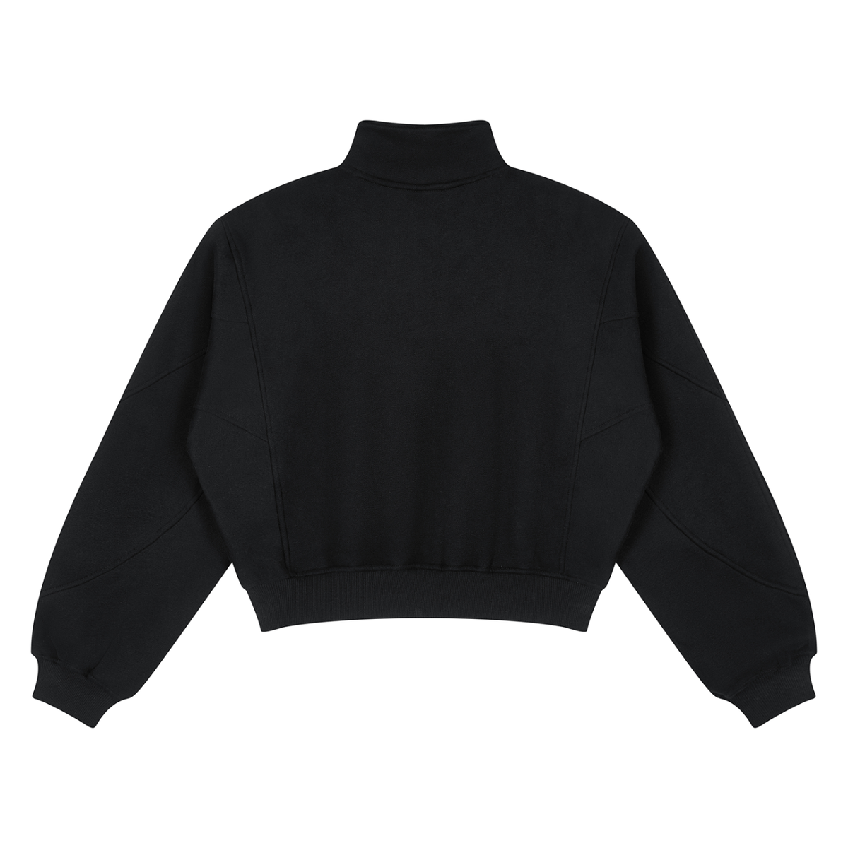 FANM Loose Fleece Quarter-Zip Sweatshirt