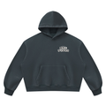 BELGASON Vintage Wash Boxy Fleece Hoodie