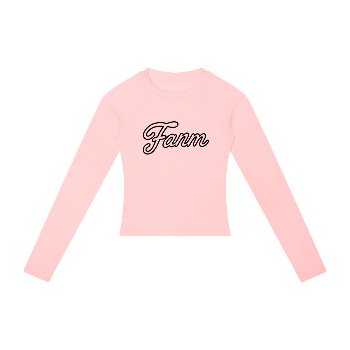 FANM Slim Raglan Long Sleeve T-Shirt