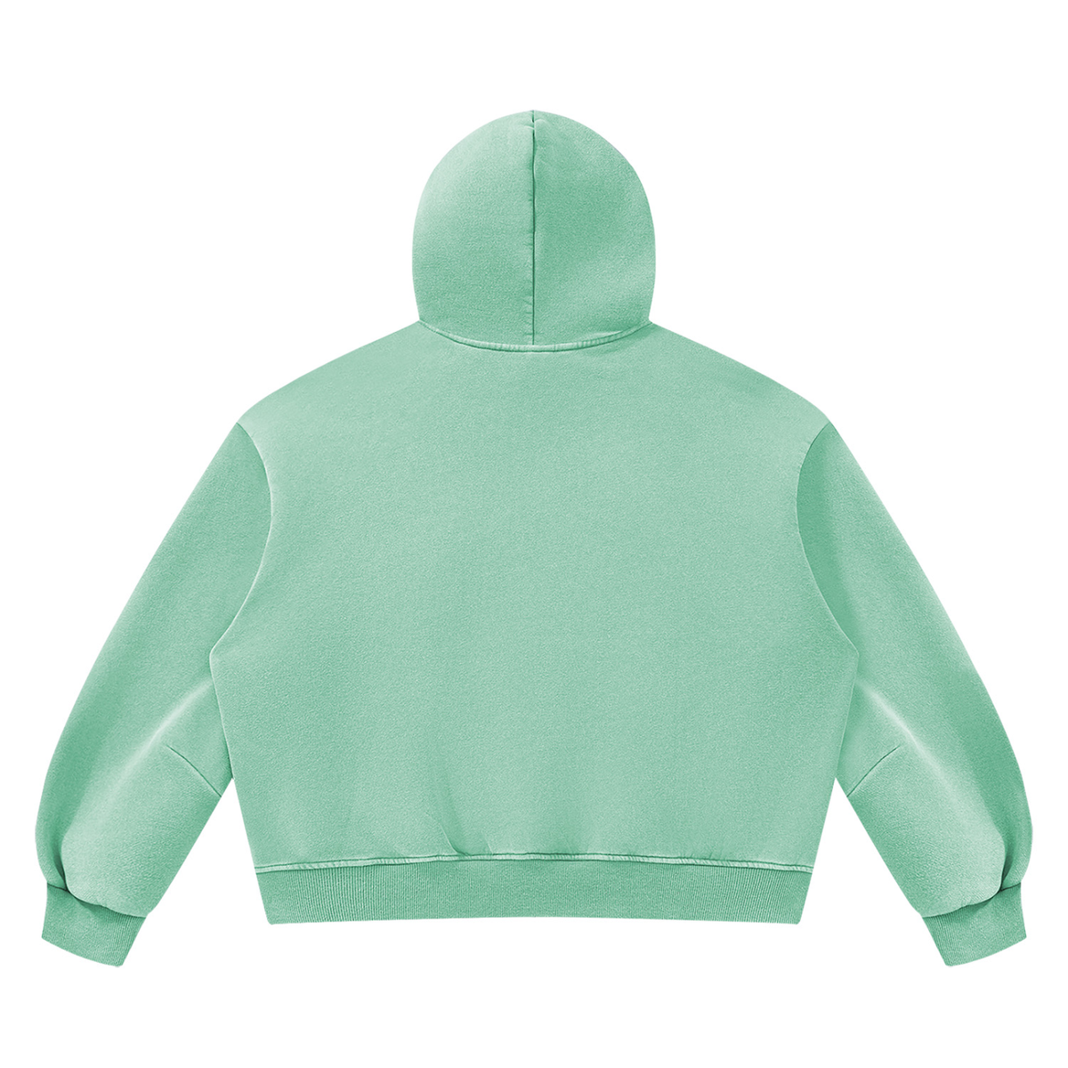 FANM Vintage Wash Boxy Fleece Hoodie